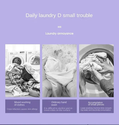 Portable Foldable Washing Machine Mini Laundry Washer with Spin Dryer